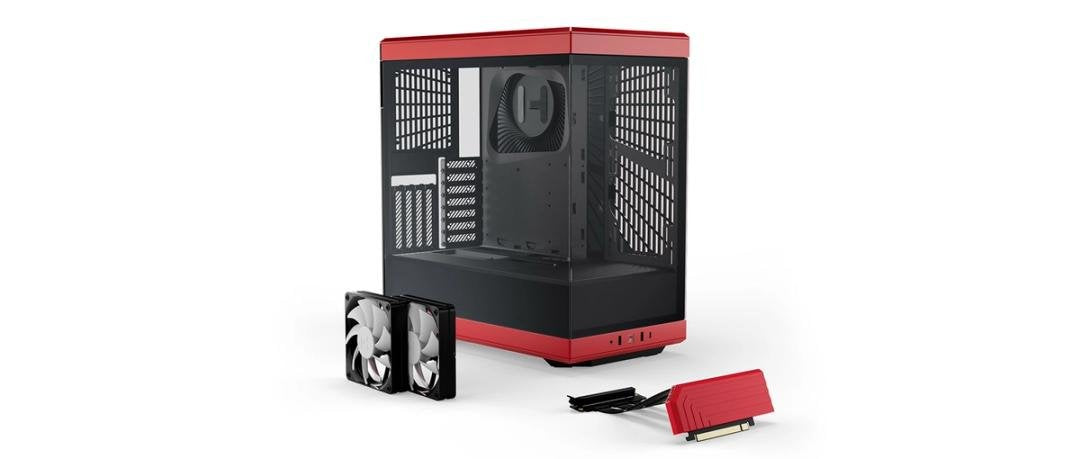 EAN 1220000350304 - HYTE Y40 Midi Tower Negro, Rojo imagen 2