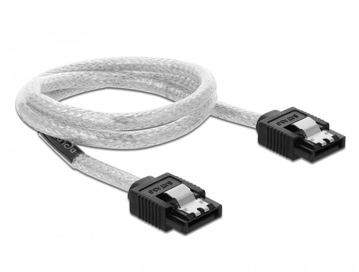 Delock 85342 Cable Sata 6 Gb/S De 50 Cm Transparente