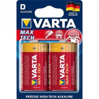 Pila Varta Long Life Max Power Lr20 D Pack 2 Uni