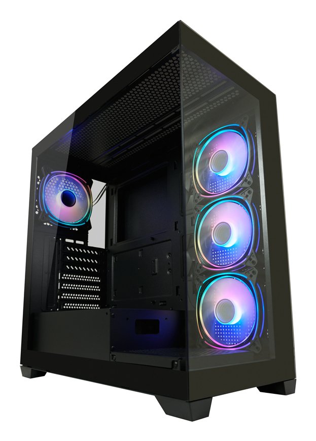 Gehäuse Miditower 715b Negro Usb3.2 Audio O.Netzteil Seamless_x