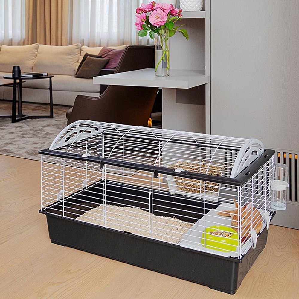 EAN 8010690092553 - Ferplast Casita 100 Rabit Gris pardo, Blanco imagen 2