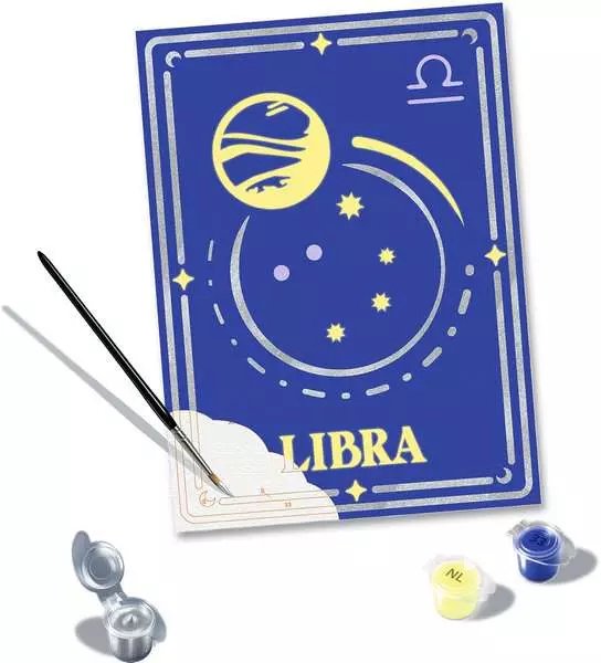 Ravensburger Creart - Signo Zodiacal Libra, Pintura 23737