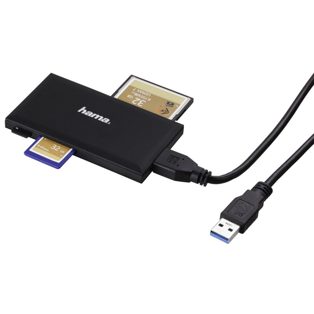 Lector De Tarjetas Hama Sd 00181018 / Multi-Card L Negro