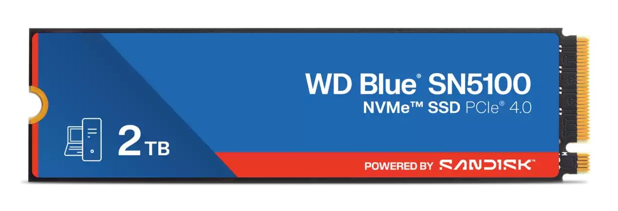 EAN 0718037906263 - Western Digital WD Blue SN5100 2 TB M.2 PCI Express 4.0 NVMe QLC 3D NAND imagen 1