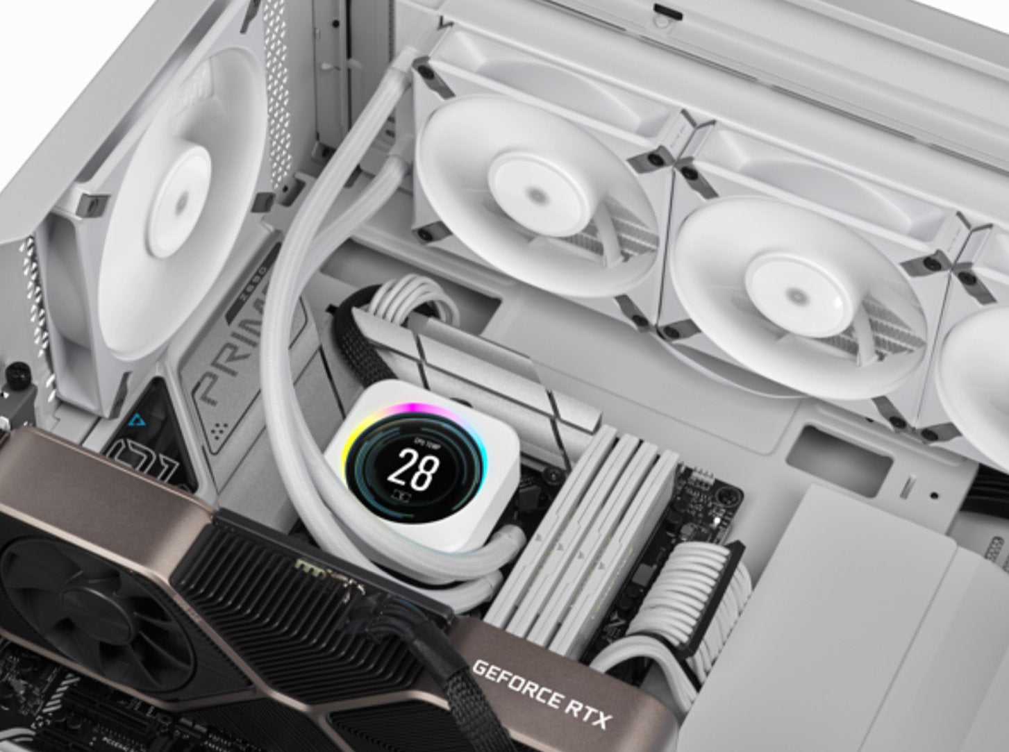 Ventilador Corsair 140*140*25 Af140 Elite Fluid Dynamic White