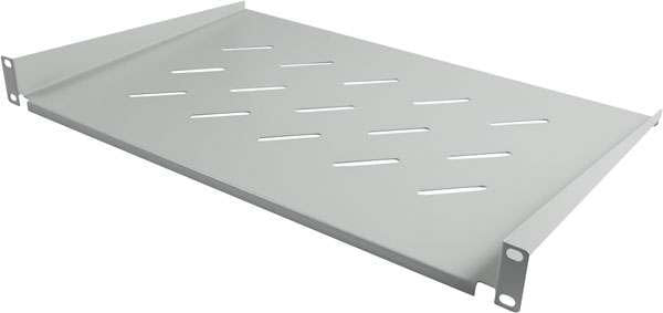 Allnet 19\"Zbh. Fachboden, T148mm/1he, Lichtgris, Frontmontage,