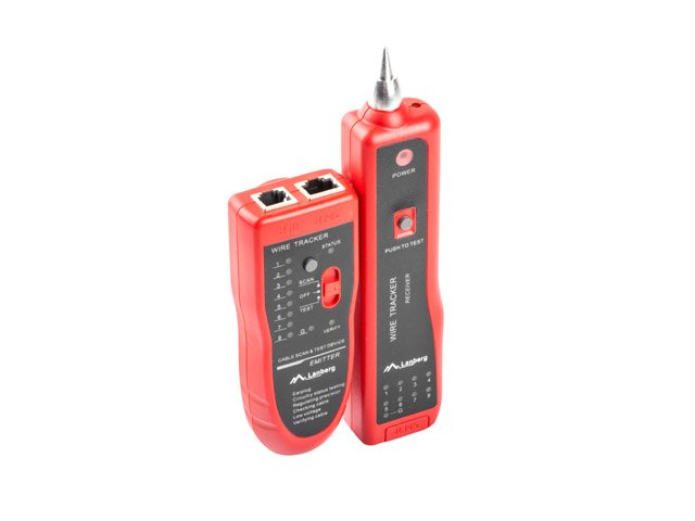 EAN 5901969404357 - Lanberg NT-0501 comprobador de cables de red Negro, Rojo imagen 1