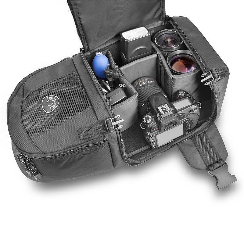 EAN 4260191241576 - Mantona 17948 estuche para cámara fotográfica Funda tipo mochila Negro imagen 4