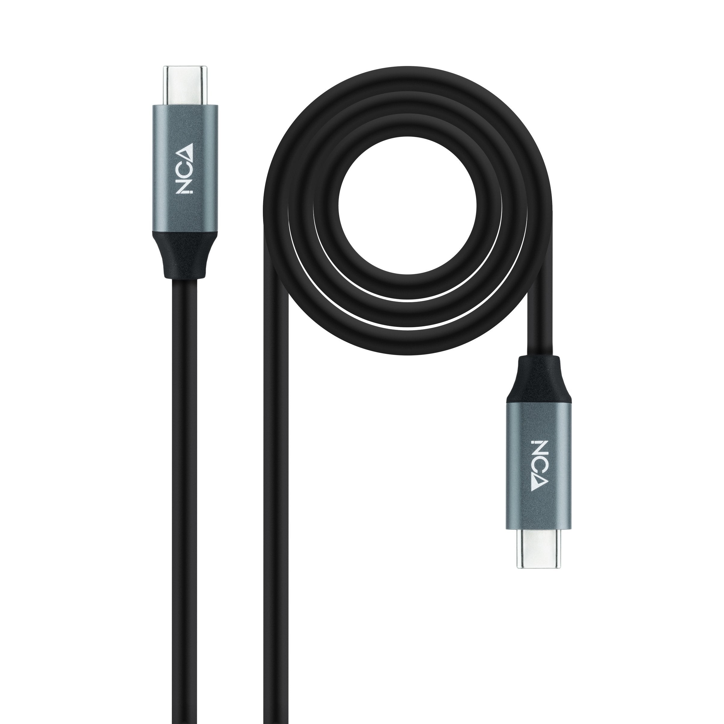 Nanocable Cable Usb 3.2 Gen2x2 100w 4k/60hz Usb-C M/M 1m - Negro