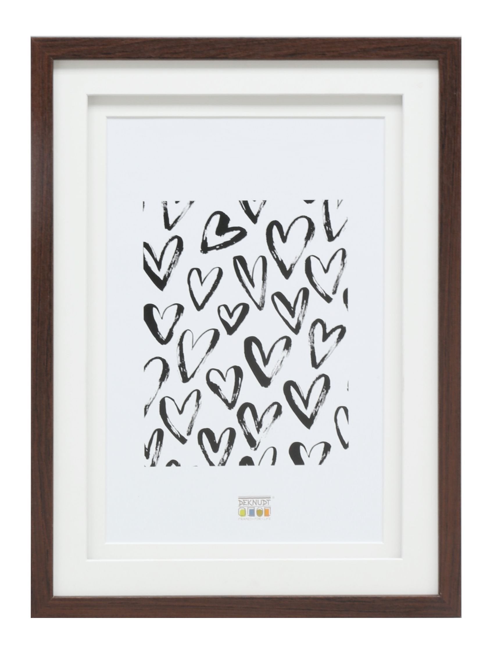 Deknudt S65kq1 Brown 20x30 Wood Double Passepartout