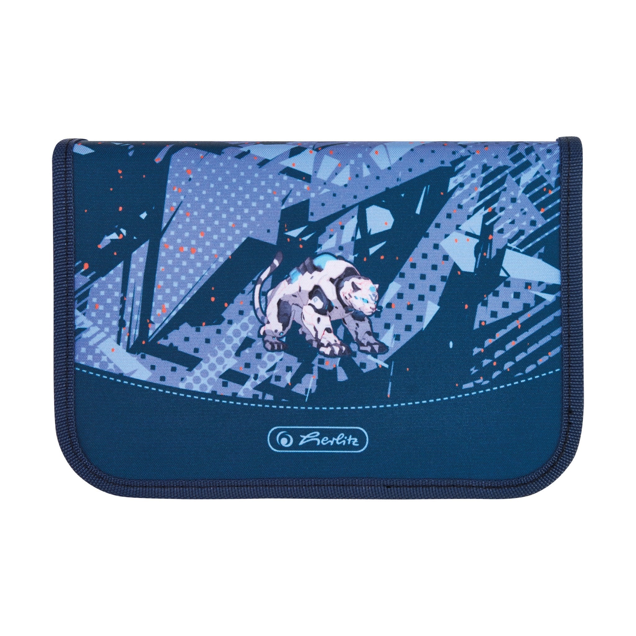 EAN 4008110396767 - Herlitz UltraLight Plus TechMech juego de mochila escolar Niño Poliéster Azul, Naranja imagen 12