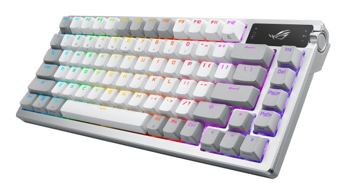 Teclado Francés Asus Rog Azoth Teclado Gaming Blanco