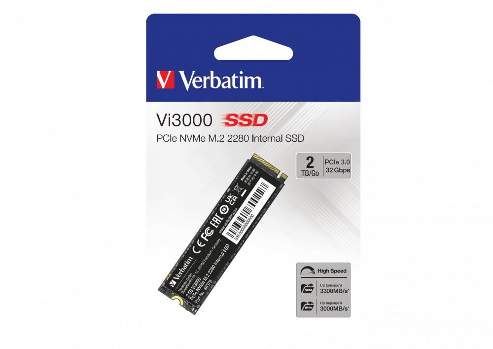Disco Ssd 2tb Verbatim Vi3000 Internal Pcie Nvme M.2
