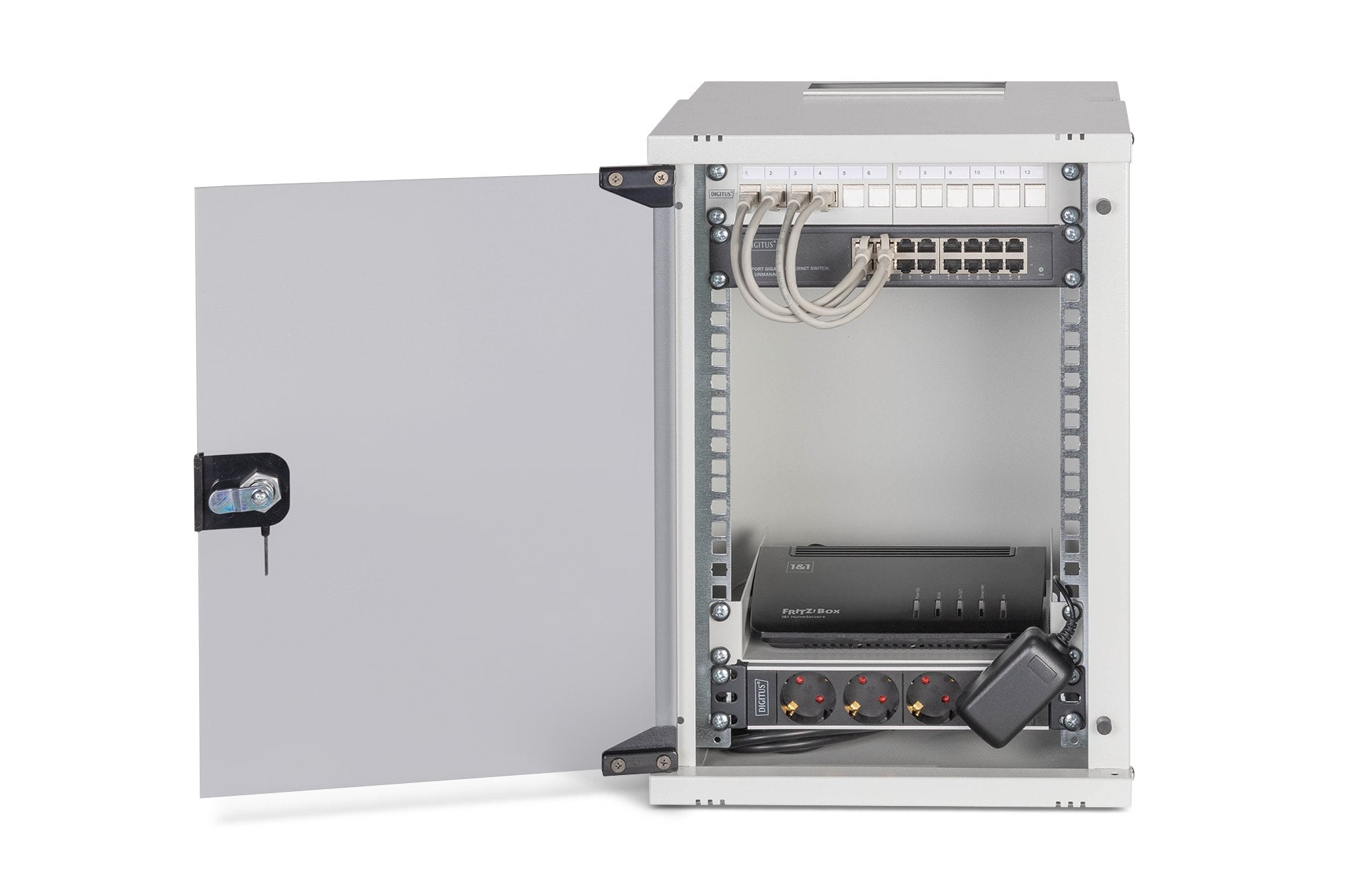 EAN 4016032499428 - Digitus DN-49102-SET armario rack Bastidor de pared Gris imagen 2
