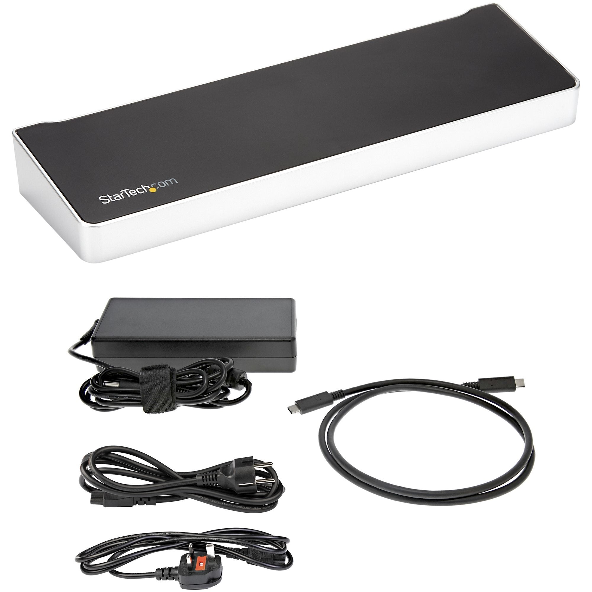 Startech Dock Usb-C Para Tres Monitores 4k Con 5 Puertos Usb 3.0