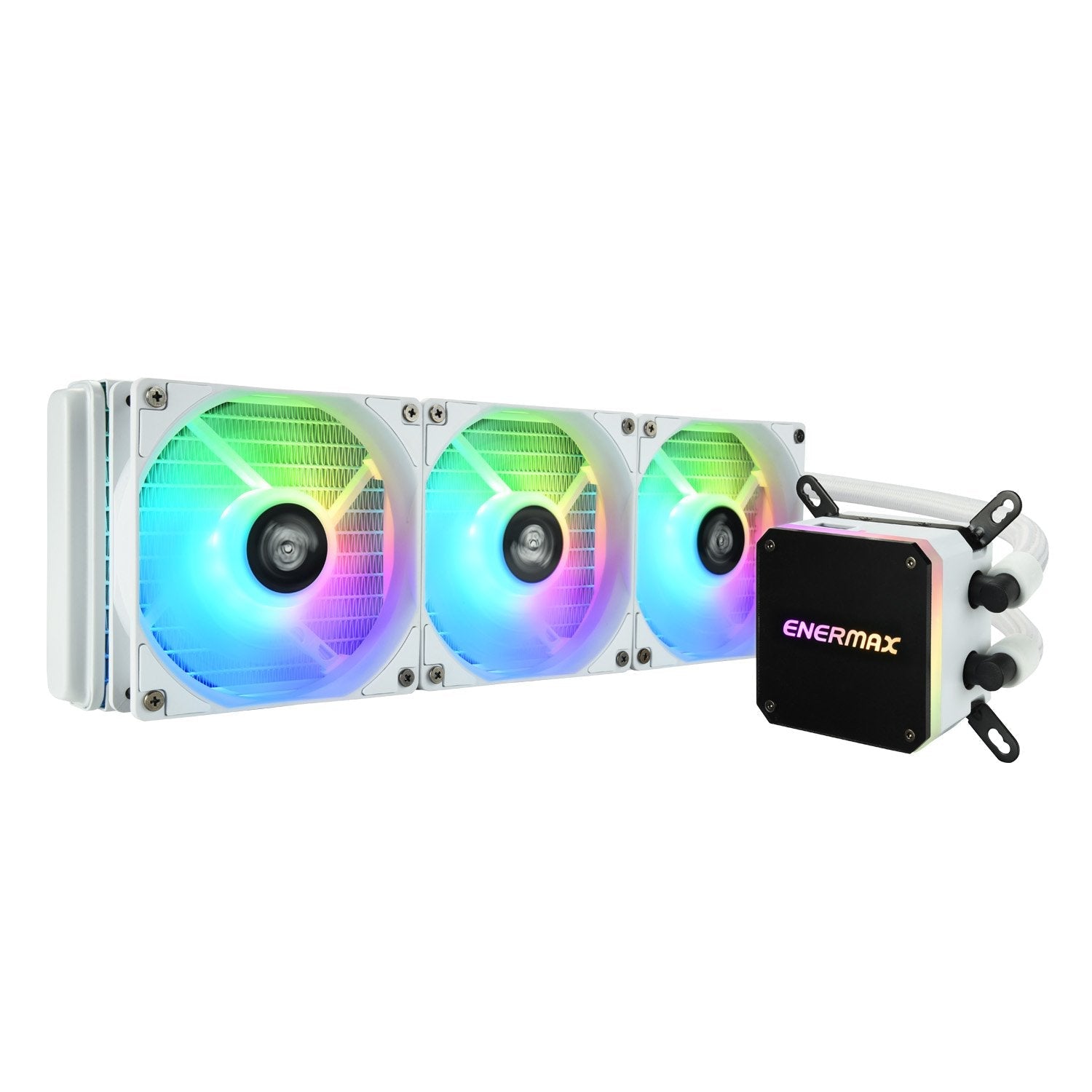 Enermax Liqmax Iii Argb 360 - Ventilador De Refrigeración Por Agua Para Procesadores Intel/Amd, Argb (Elc-Lmt360-W-Argb)