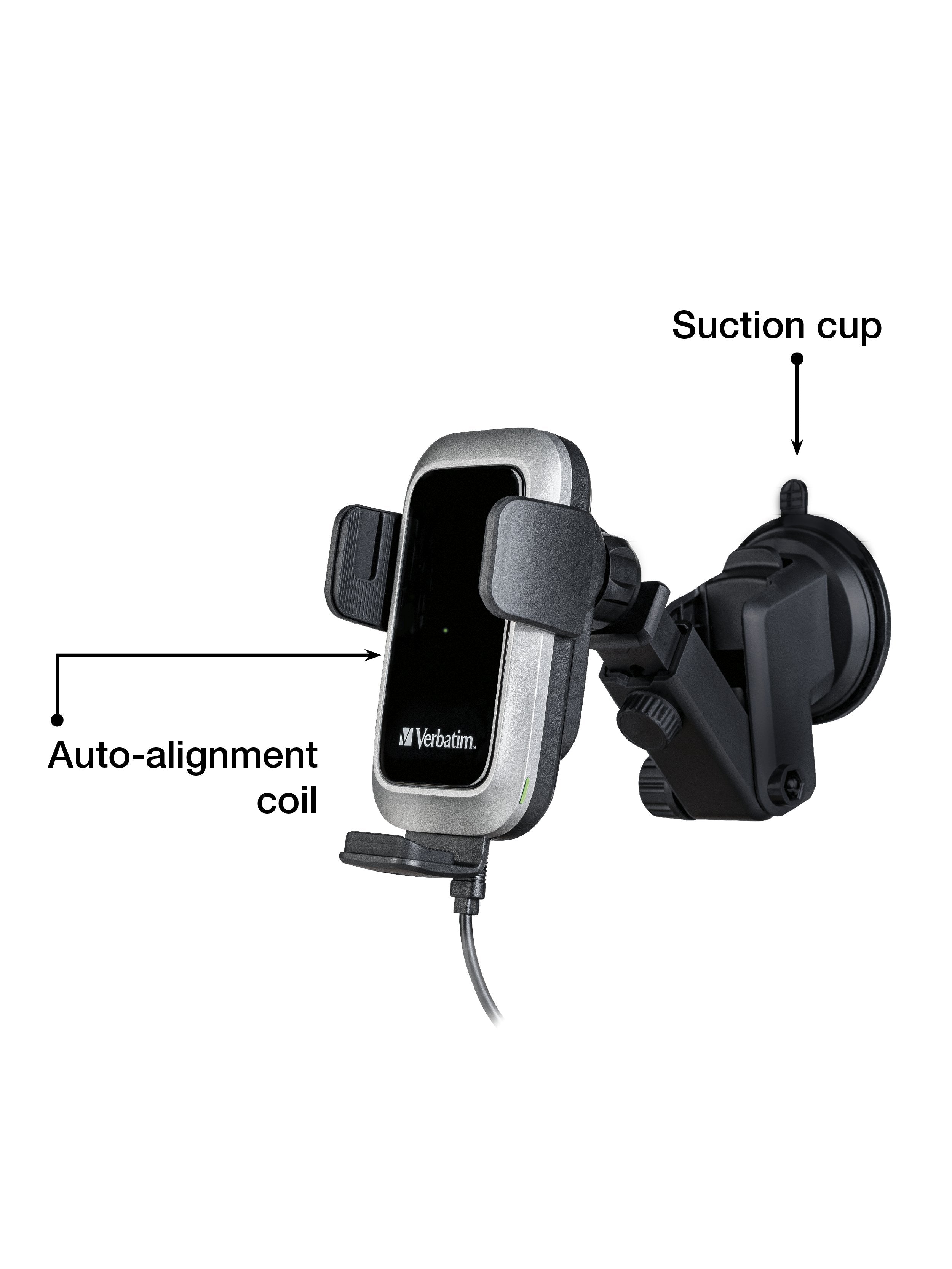 Verbatim Fwc-03 Pro Cargador Inalámbrico De Telefono Para El Coche