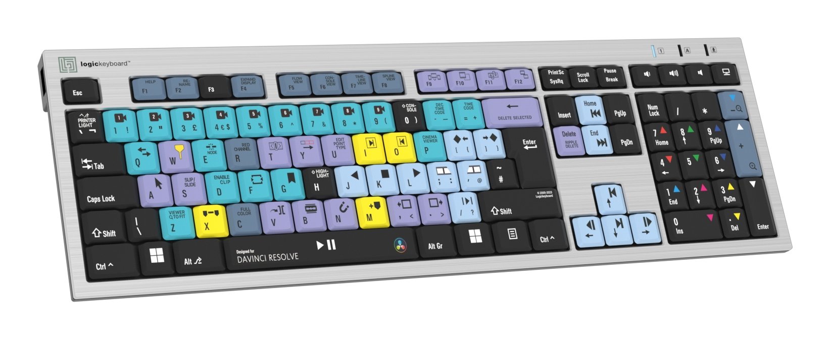 Logickeyboard Davinci Resolve Classic De (Pc Slim)