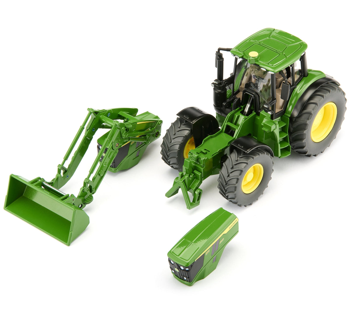 Siku 3666 Farmer John Deere Set Con Abnehmbarem Frontlader 3666