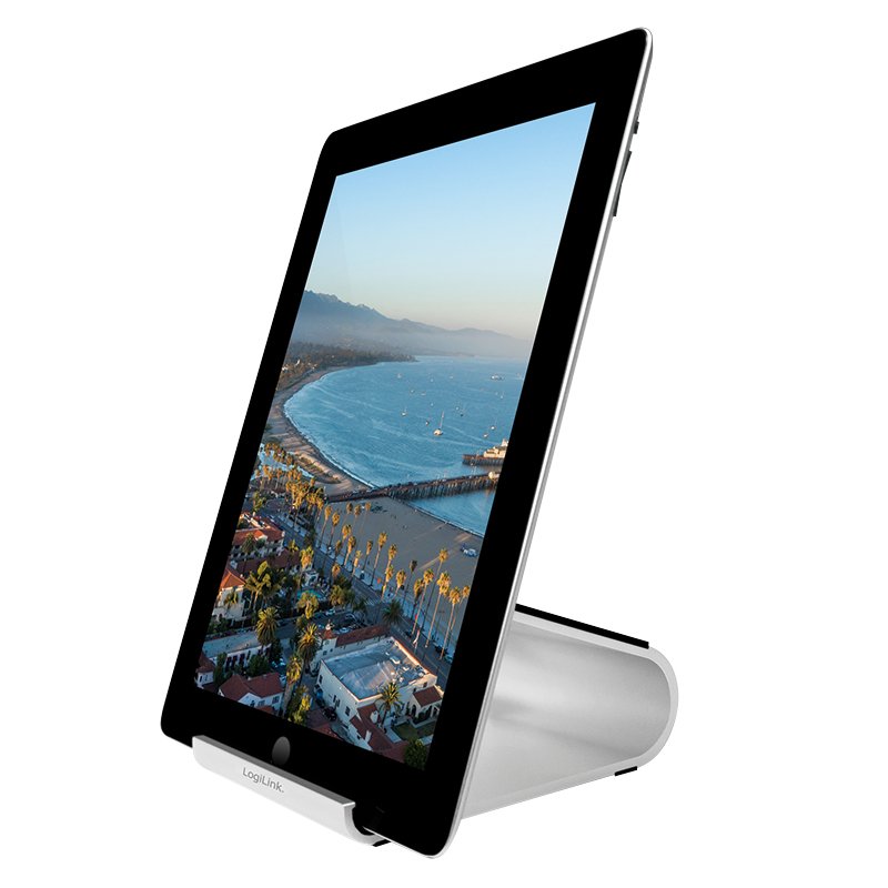 Logilink Aa0107 Soporte De Aluminio Para Smartphone + Tablet, Max 0.8kg