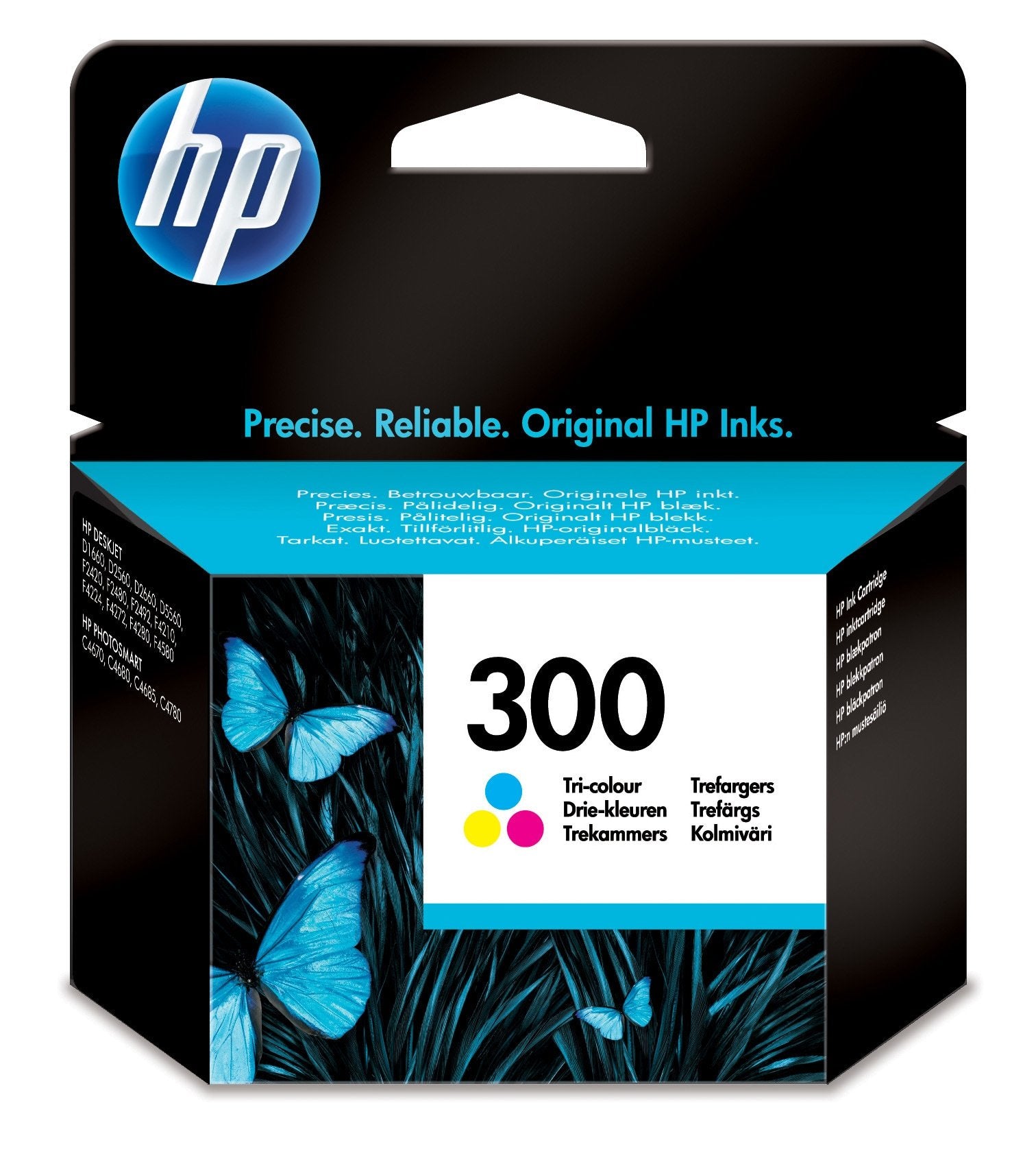 EAN 0883585763511 - HP 300 Tri-color Original Ink Cartridge cartucho de tinta 1 pieza(s) Rendimiento estándar Cian, Magenta, imagen 1