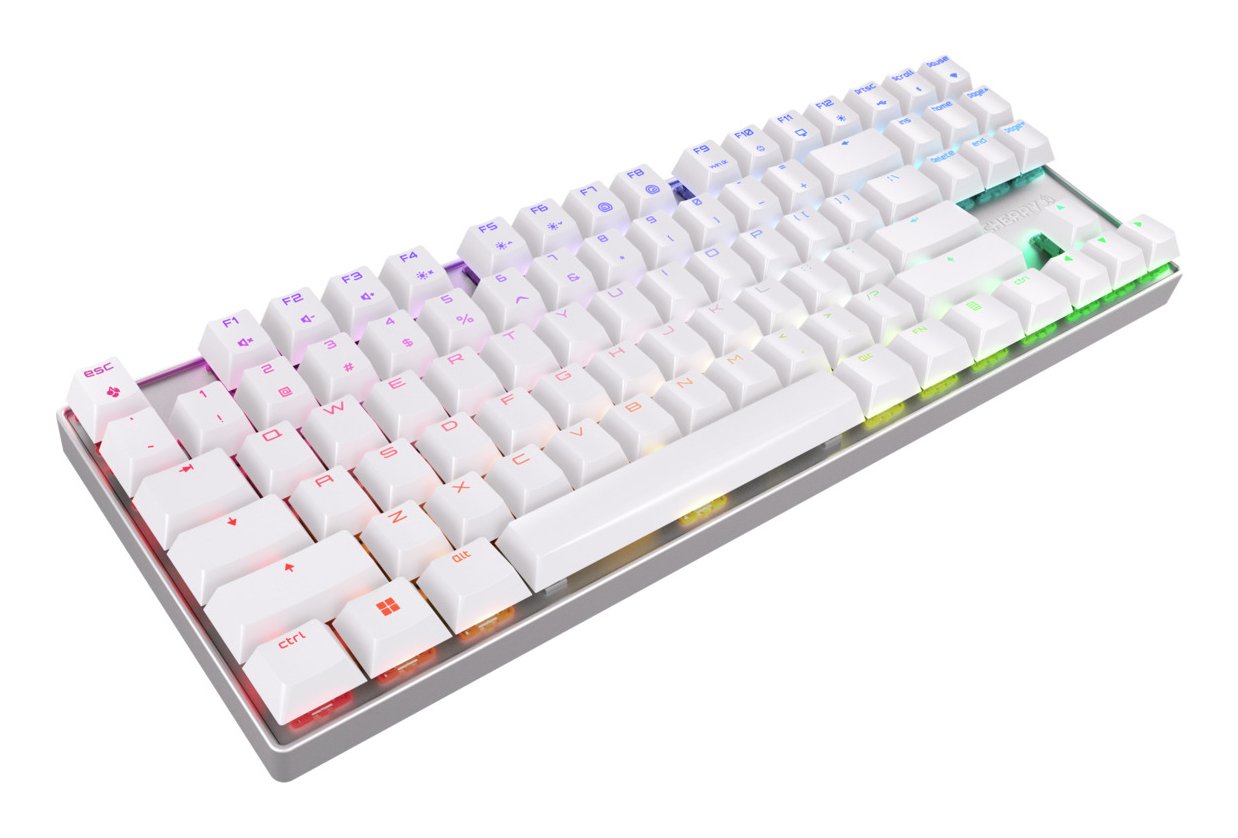 EAN 4025112113079 - CHERRY MX 8.2 TKL Wireless RGB teclado Juego USB + RF Wireless + Bluetooth QWERTZ Alemán Blanco imagen 2