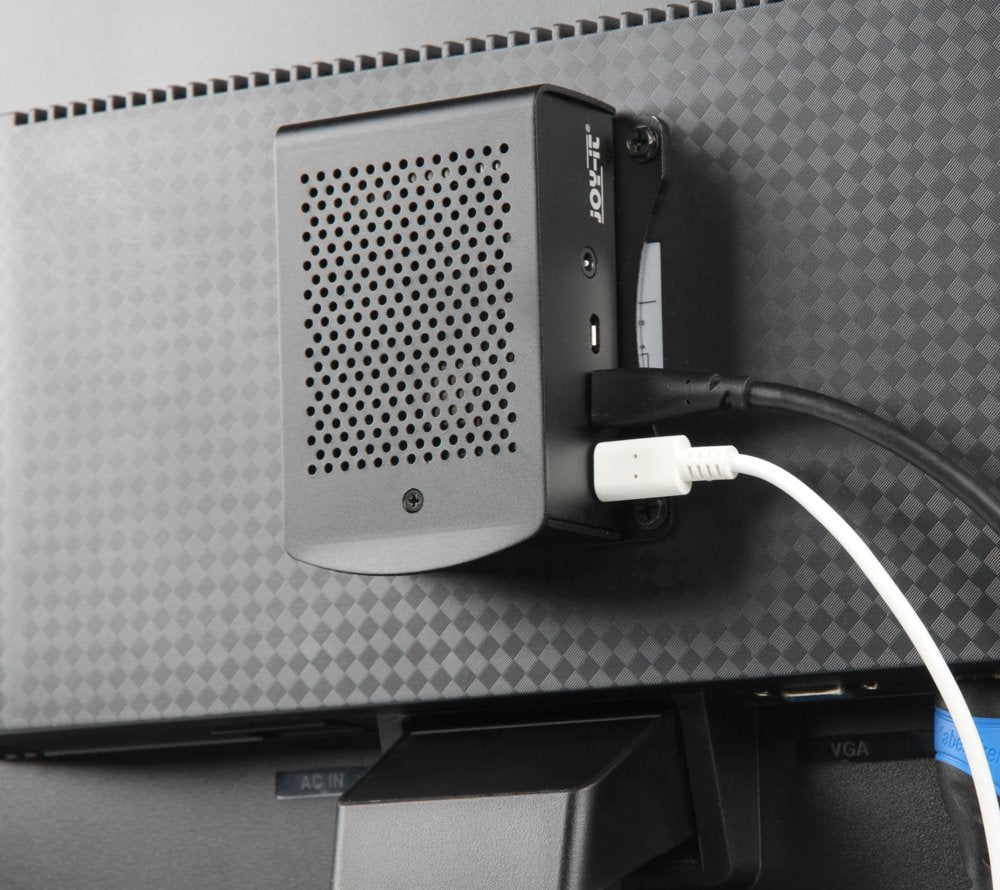 Joy-It Rb-Alucasep4+06 Carcasa Aluminio Para Raspberry Pi 4 B