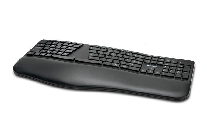 Teclado Inglés Kensington Pro Fit Ergo Rf Wireless + Bluetooth Qwerty Ee. Uu. Negro