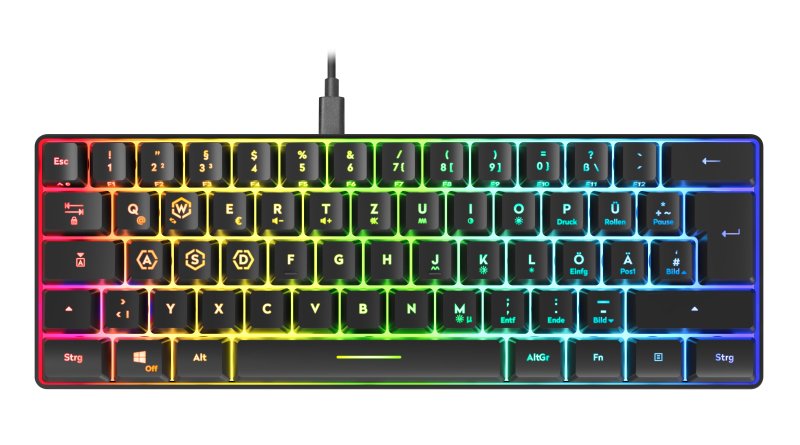 EAN 4027301781809 - SPEEDLINK SL-670014-BK teclado Juego RF inalámbrica + USB QWERTZ Alemán Negro imagen 1