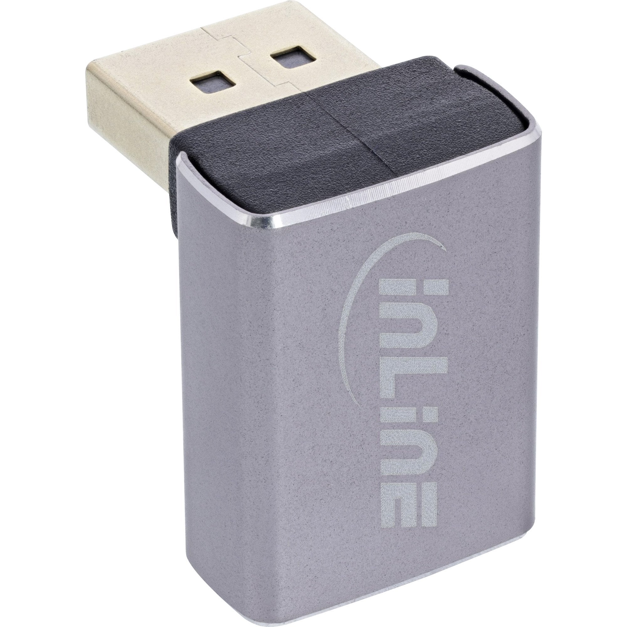 Inline® Displayport 1.4 Adapter, Displayport Macho / Female, 90° Top, 8k Uhd