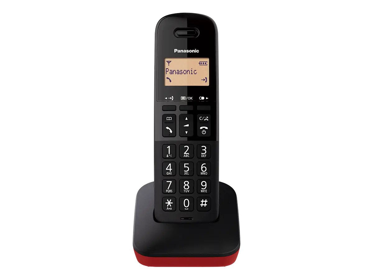 EAN 5025232939848 - Panasonic KX-TGB610JTR teléfono Teléfono DECT/analógico Identificador de llamadas Negro, Rojo imagen 2
