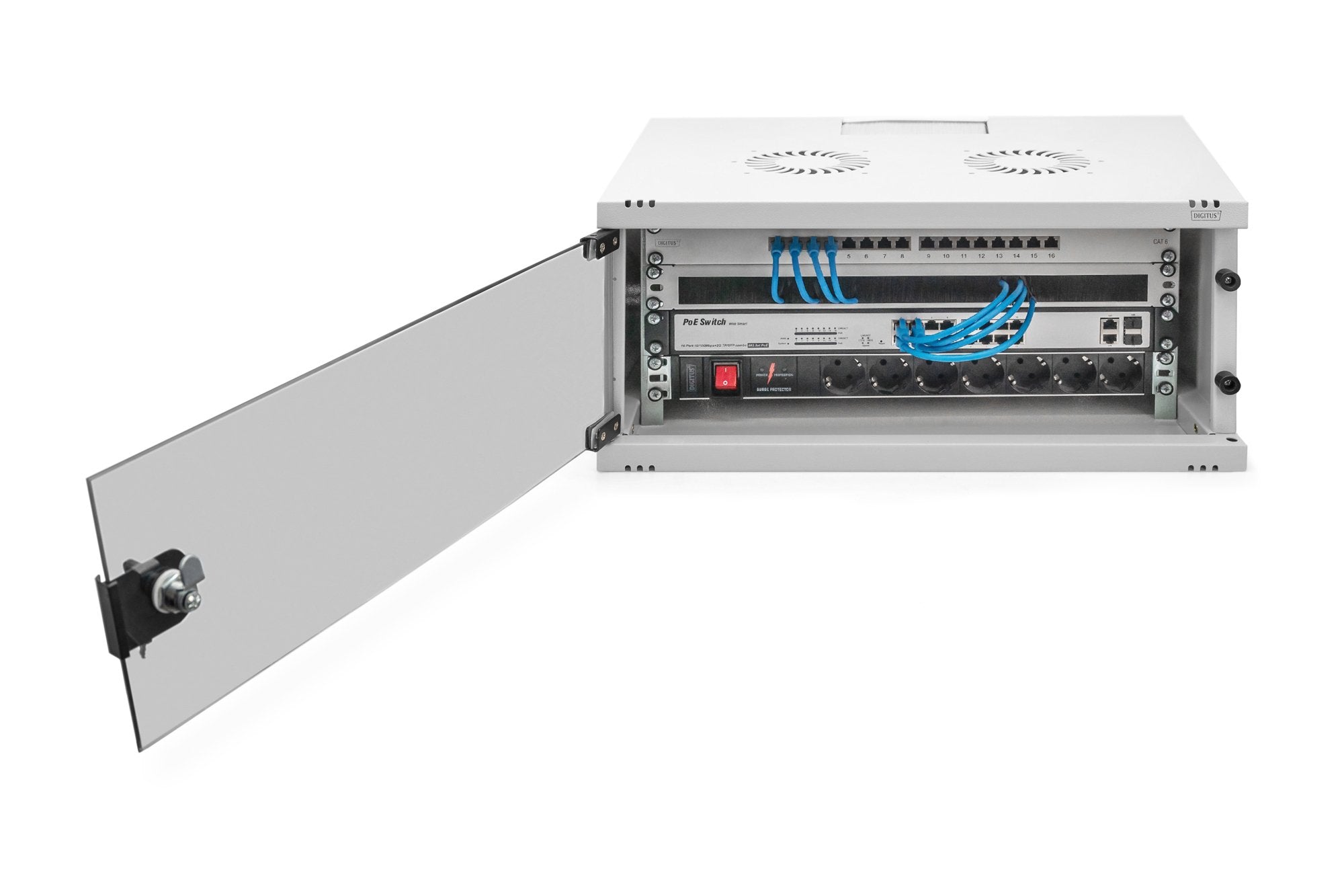 EAN 4016032493013 - Digitus DN-38010 armario rack 4U Bastidor de pared Gris imagen 2