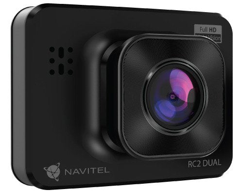 Cámara De Salpicadero Navitel R?2 Dual Full Hd Encendedor De Cigarrillos, Batería Negro