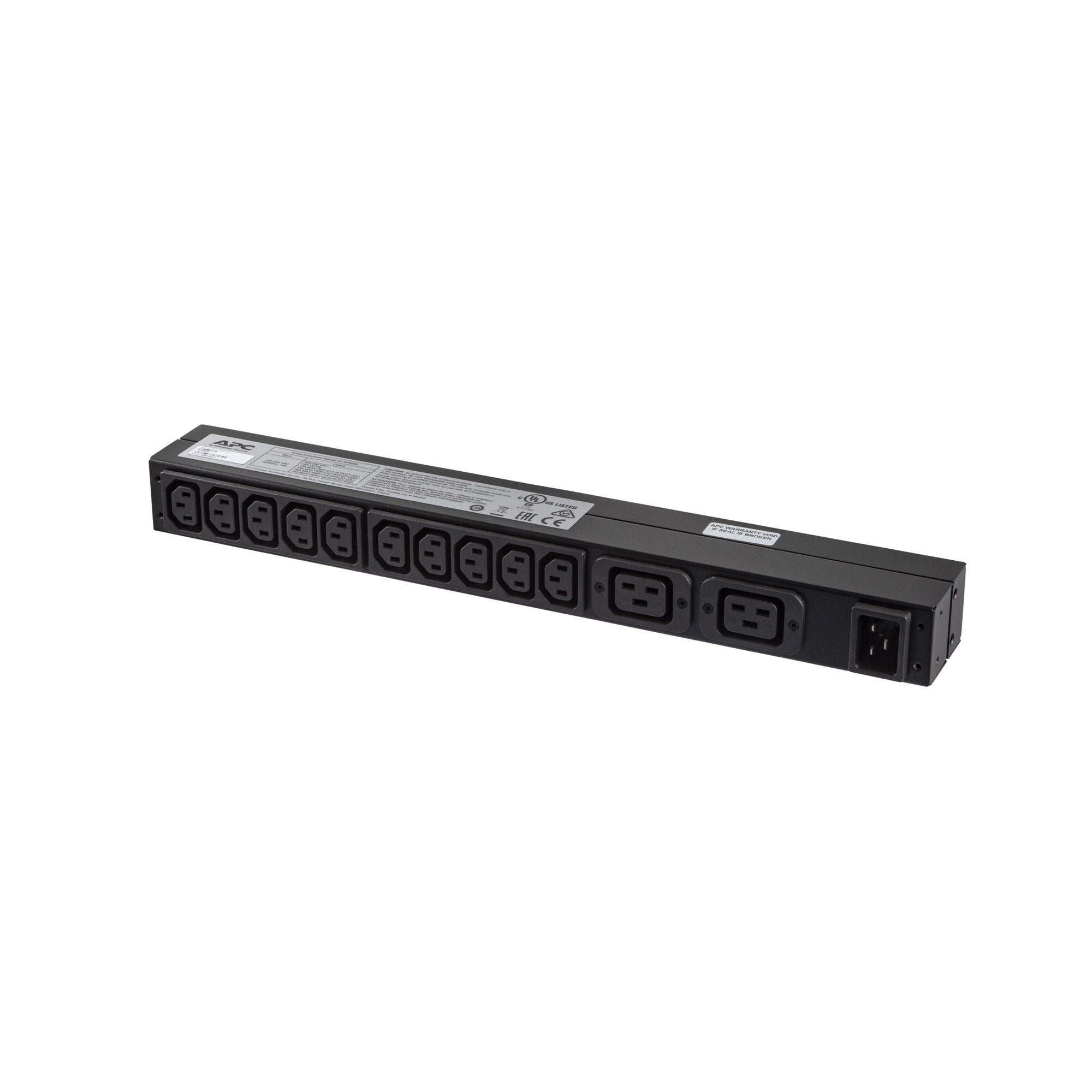 EAN 0731304123521 - APC RACK PDU BASIC 1 U 16A 230V unidad de distribución de energía (PDU) 12 salidas AC 0U/1U Negro imagen 3