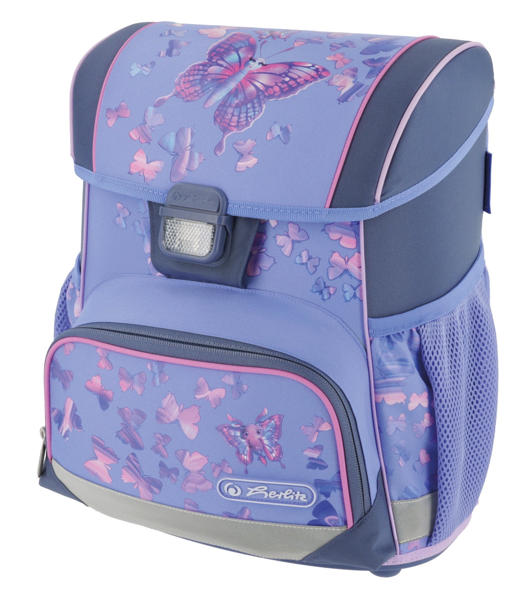 EAN 4008110370866 - Herlitz Loop Plus Butterfly Paradise juego de mochila escolar Chica Poliéster Lila, Rosa imagen 13