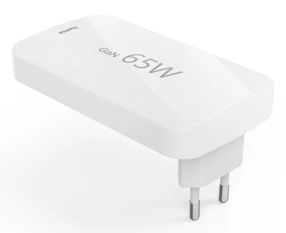 Hama 65w Gan, 2x Usb-C, 1x Usb-A, Biala