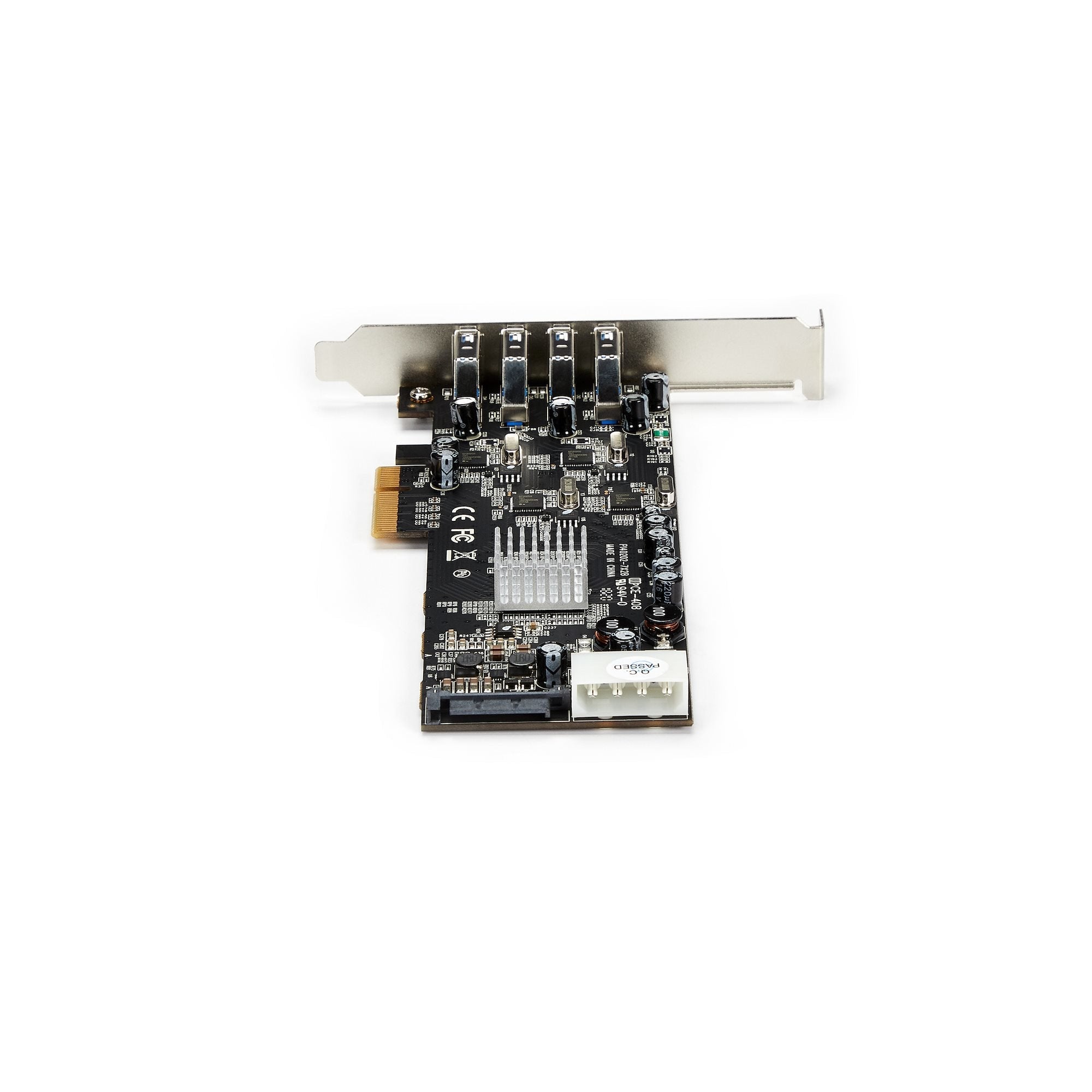 Startech Tarjeta Pci Express 4 Puertos Usb 3.0 Uasp 2 Canales De 5gbps Pexusb3s44v
