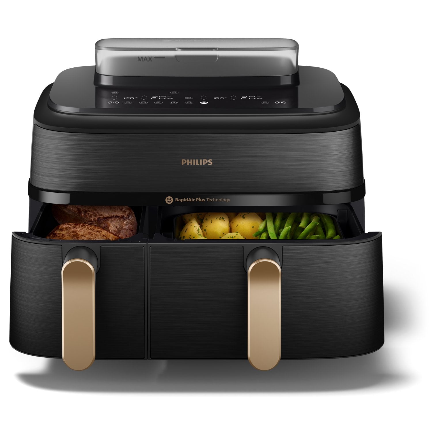 EAN 8720389049286 - Philips 5000 series NA552/00 freidora Doble 9 L Independiente 2750 W Freidora de aire caliente Negro imagen 5