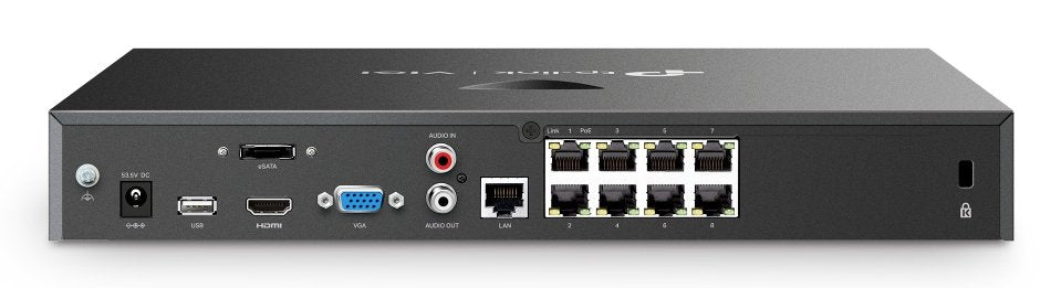 EAN 4895252507928 - TP-Link VIGI NVR2008H-8MP-2TB Grabadore de vídeo en red (NVR) Negro imagen 2