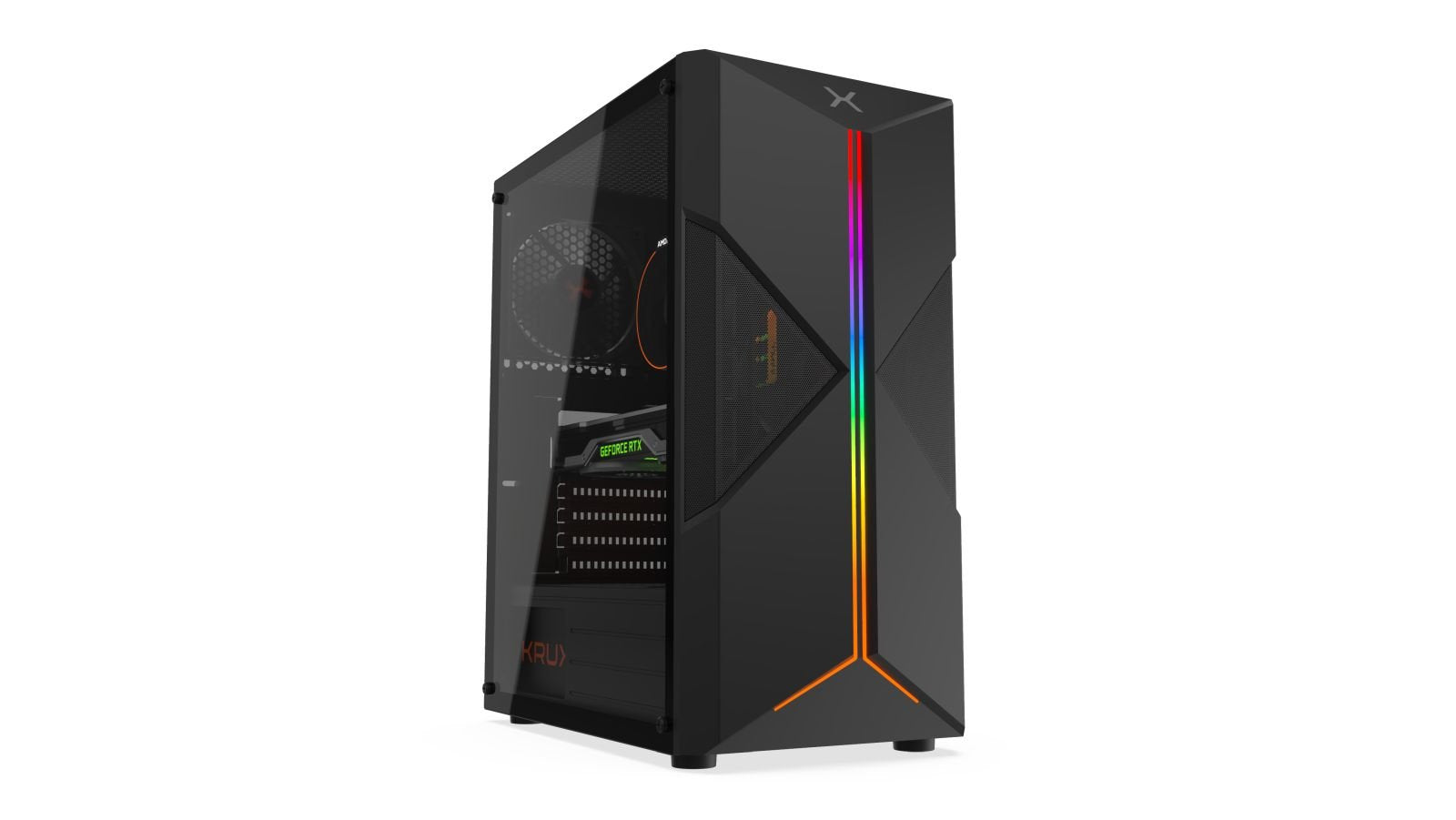 Caja Pc Krux Astral Gaming Atx Negra