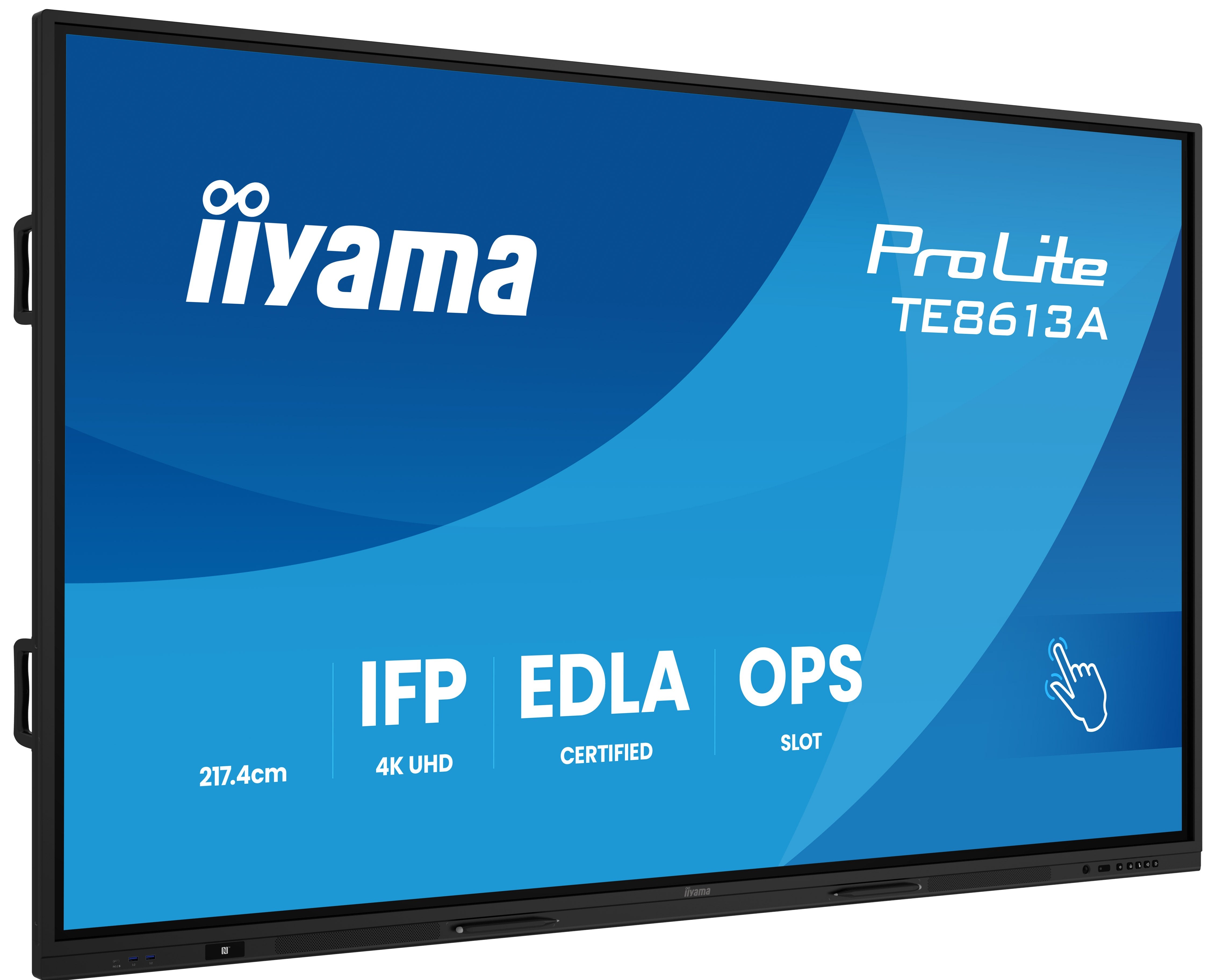 EAN 4948570128136 - iiyama TE8613A-B3AG pantalla de señalización Panel plano interactivo 2,17 m (85.6") LCD Wifi 500 cd / m² imagen 3