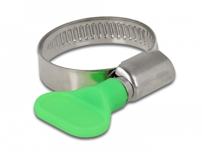 Schlauchschelle Mit Flügelmutter 22 - 32 Mm 10 Stück Grün