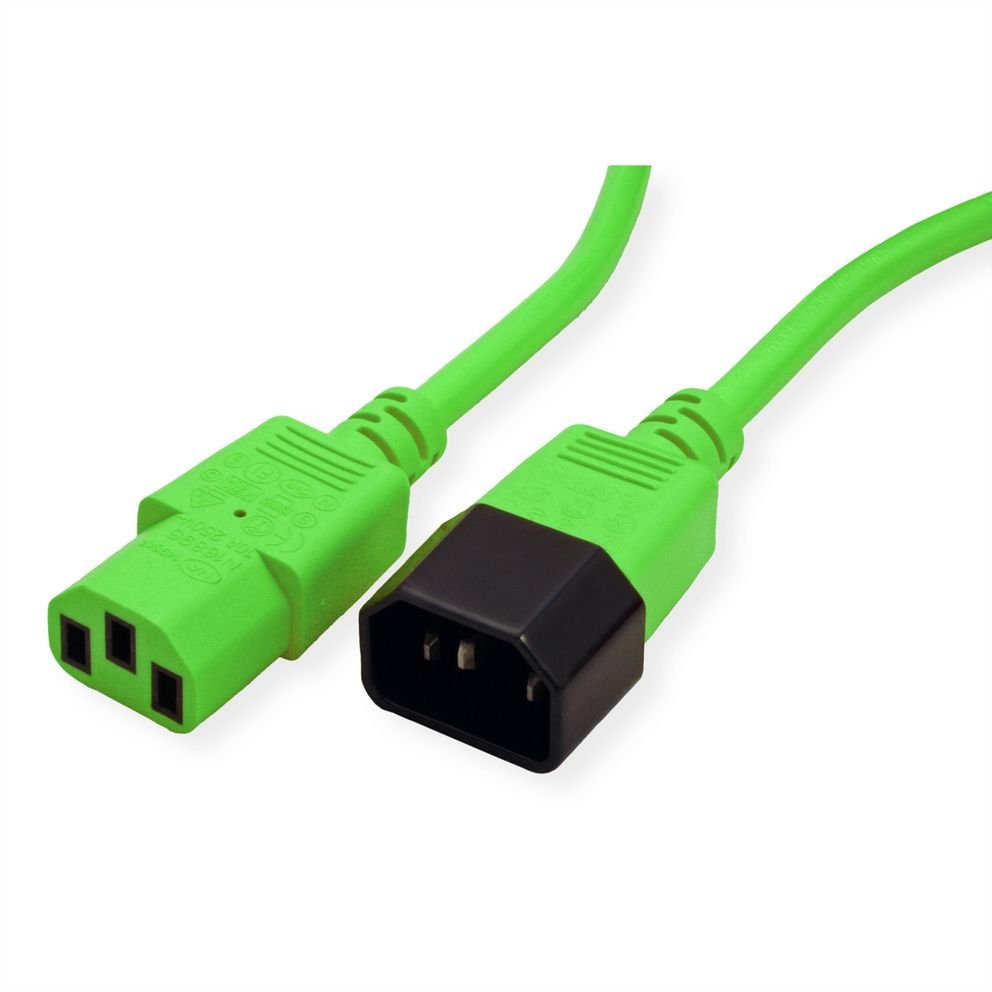 EAN 7630049617681 - ROLINE 19.08.1534 cable de transmisión Verde 3 m IEC 320 imagen 2