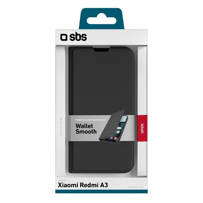Sbs Wallet Stand Xiaomi A3 Schwarz