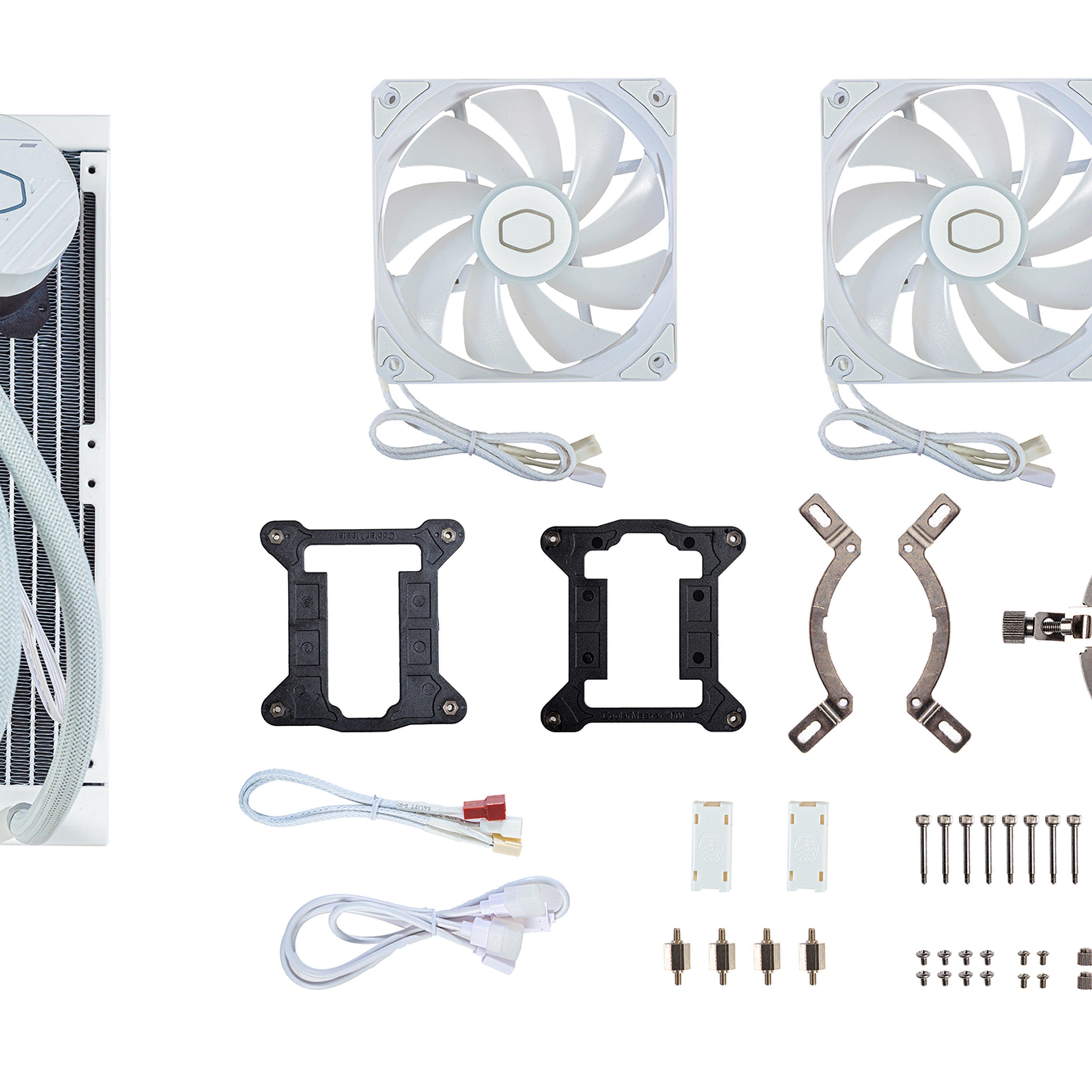 Cooler Master Masterliquid 240l Core Argb White Carcasa Del Ordenador, Procesador Kit De Refrigeración Líquida 12 Cm Blanco