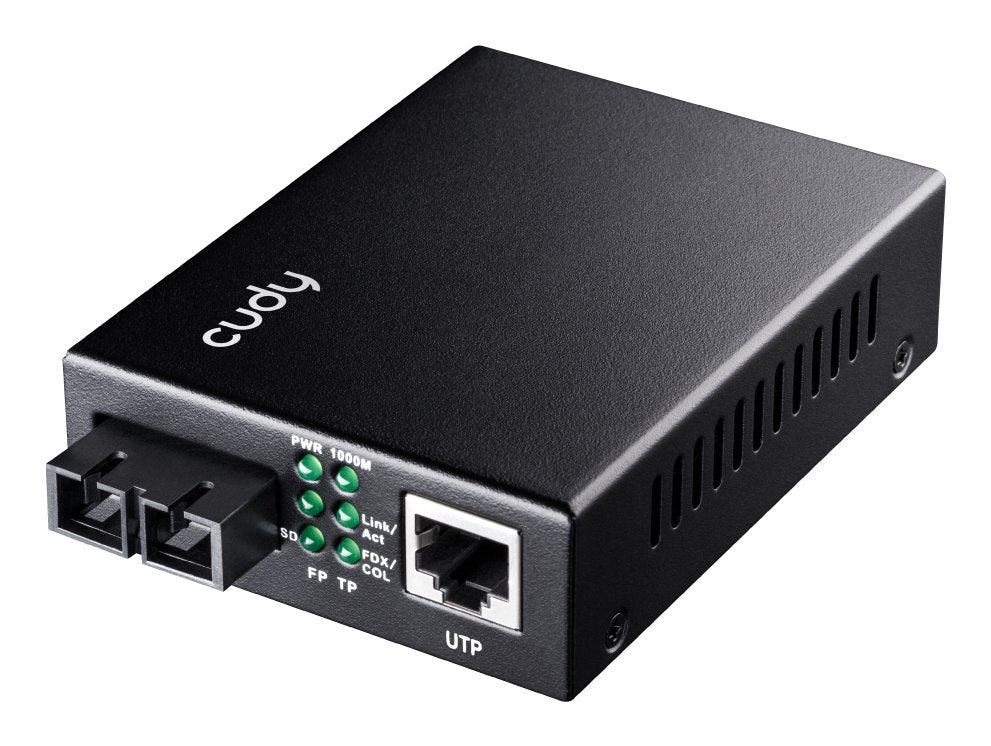 EAN 6971690790455 - Cudy MC100GSA-20 convertidor de medio 1000 Mbit/s 1310 nm Monomodo Negro imagen 1