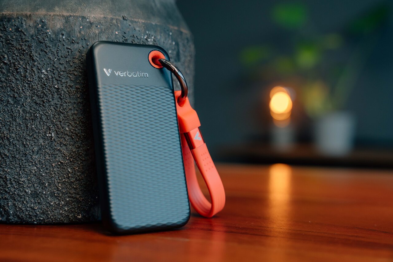 Verbatim Ssd 512gb, Usb 3.2, Tipo-C, Pocket, Negro/Rojo