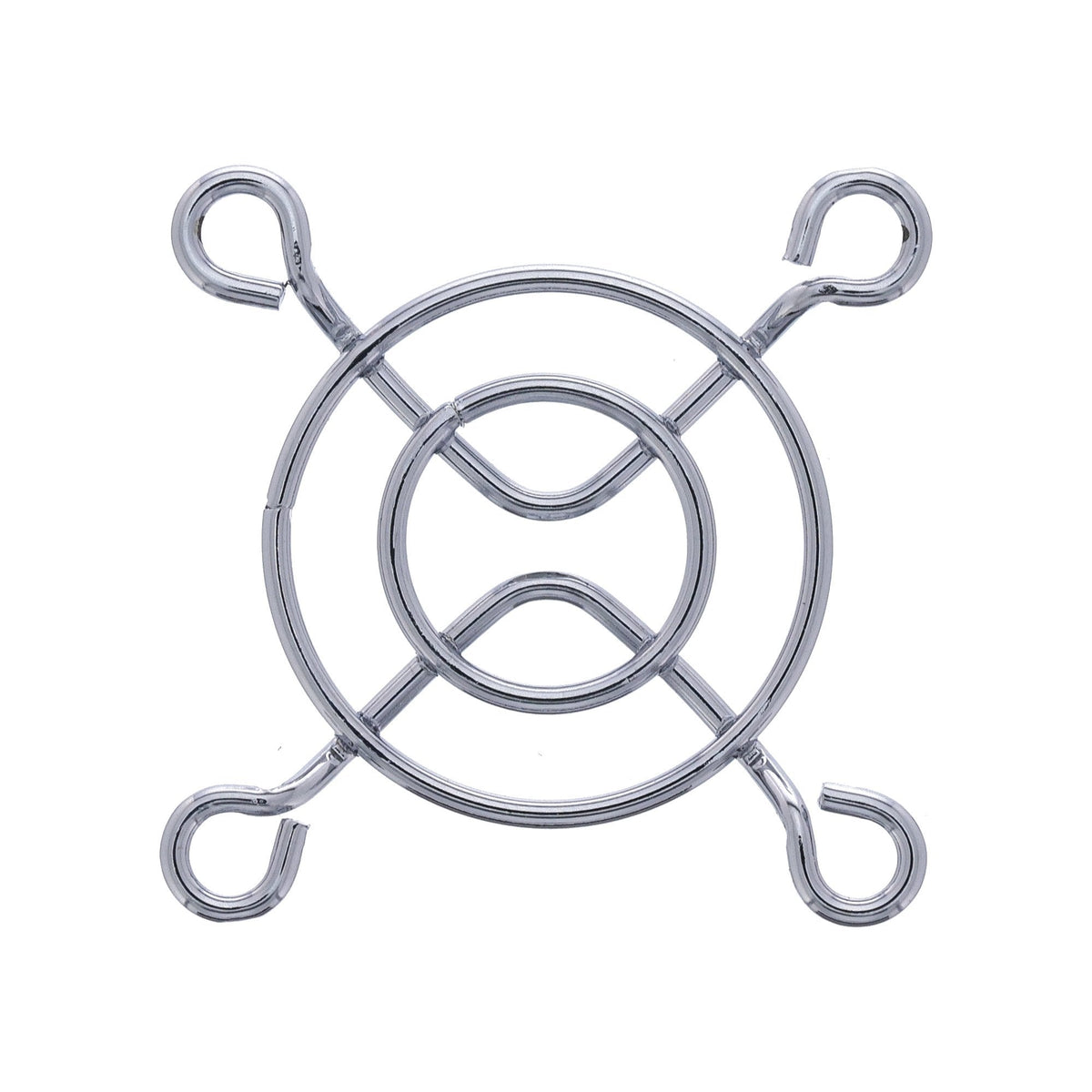 Proteccion Ventilador Inline Fan Guard Metal Cromado 40x40mm