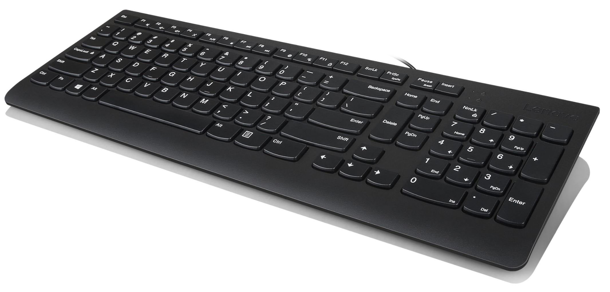 EAN 0190793628601 - Lenovo 300 teclado Ratón incluido Universal USB QWERTY Inglés de EE. UU. Negro imagen 3