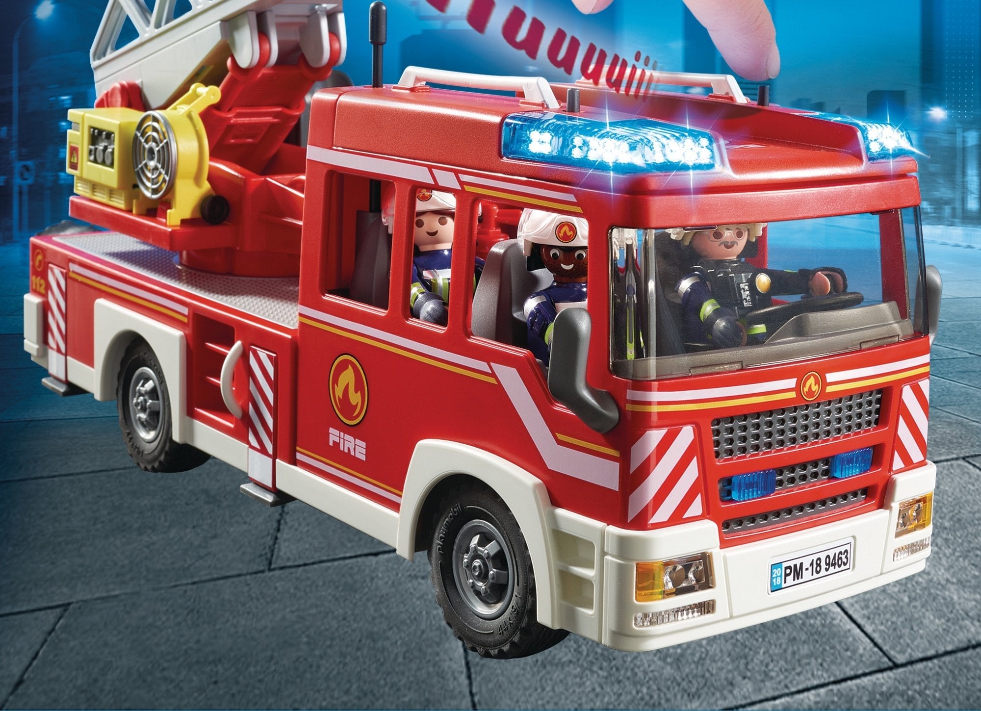 Playmobil Camion De Bomberos Con Escalera